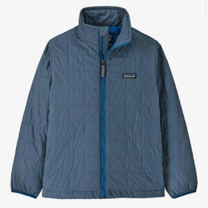 NWT Patagonia Kids Nano Puff Brick Quilt Jacket XL 14 Utility Blue